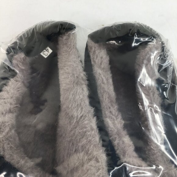 UBFEN Men's Women's Winter Warm Slippers with Fuzzy Plush Lining Slip on Shoes - Picture 10 of 11